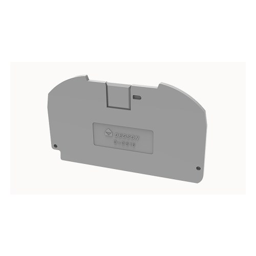 D-DS16-01P-11-00Z(H) Торцевая крышка для пружинного клеммника, 16 мм², серая DEGSON