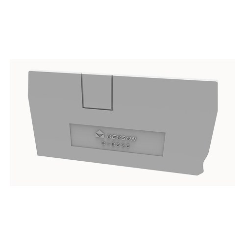 D-DS2.5-01P-11-00Z(H) Торцевая крышка для пружинного клемника серая DS2.5