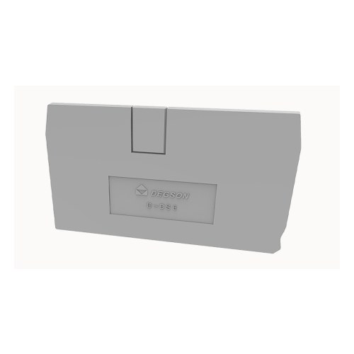 D-DS6-01P-11-00Z(H) Торцевая крышка для пружинного клеммника, 6 мм², серая DEGSON