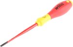 Шлицевая отвертка SoftFinish electric slimFix SL4 x 100 мм — Wiha W35390, фото 2