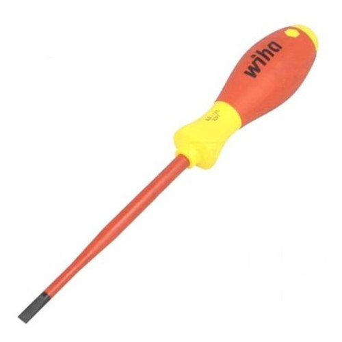 Шлицевая отвертка SoftFinish electric slimFix SL5,5 x 125 мм — Wiha W35391