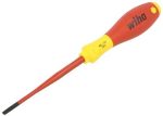 Шлицевая отвертка SoftFinish electric slimFix SL4 x 100 мм — Wiha W35390