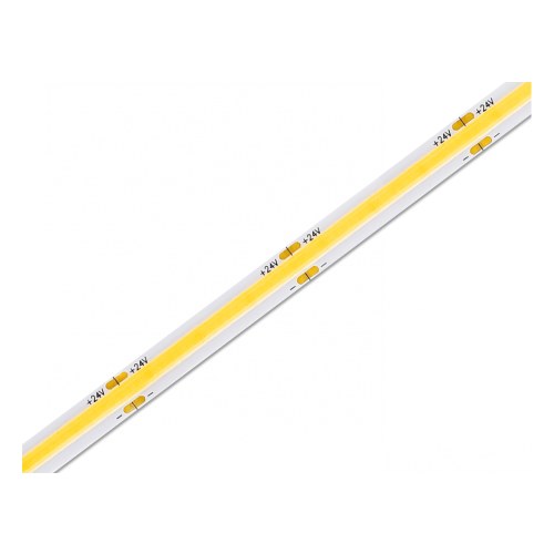Лента светодиодная Dilux COB 504 диода/м 10 Вт/м 4000К нейтральный белый CRI 90 IP20, 5 м, 24 В — Dilux WW-FLS102T88NW504B-24