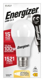 Лампа светодиодная груша Energizer E27 13.5Вт 1521лм 2700К тёплый белый — Energizer S8707, фото 3