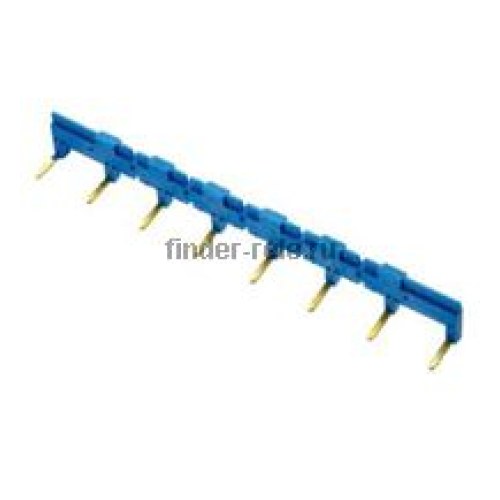 095.18 8-полюсный шинный соединитель for 95.03/95.05 sockets; blue Finder — Finder 095.18