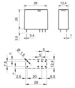 40.61.9.024.0000 Миниатюрные силовые реле; 1CO 16A; 24в DC coil Finder — Finder 40.61.9.024.0000, фото 2