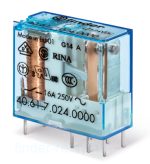 40.61.9.024.0000 Миниатюрные силовые реле; 1CO 16A; 24в DC coil Finder — Finder 40.61.9.024.0000