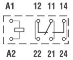40.61.9.024.0000 Миниатюрные силовые реле; 1CO 16A; 24в DC coil Finder — Finder 40.61.9.024.0000, фото 3