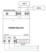 78.36.1.230.2401 Модульный импульсный бп - 36W (24V DC) 110-240 V AC - 4 modules Finder — Finder 78.36.1.230.2401, фото 2
