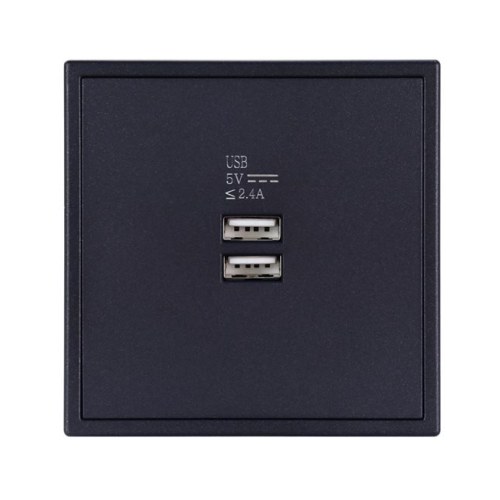 USB розетка — HDL-MP2-W-USB/TILE.48AG