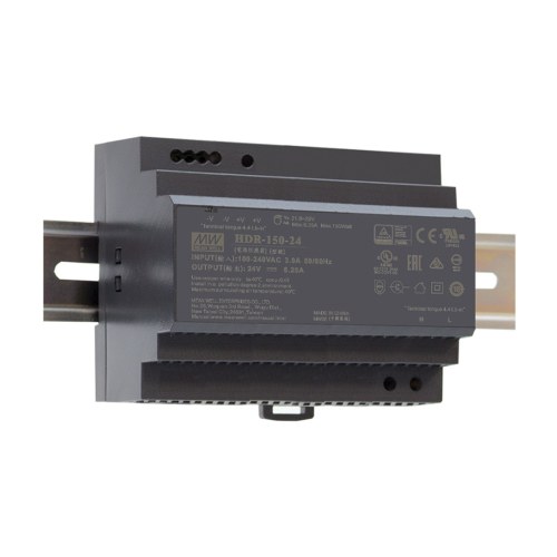Блок питания Mean Well, 24B., 6.25A, артикул HDR-150-24
