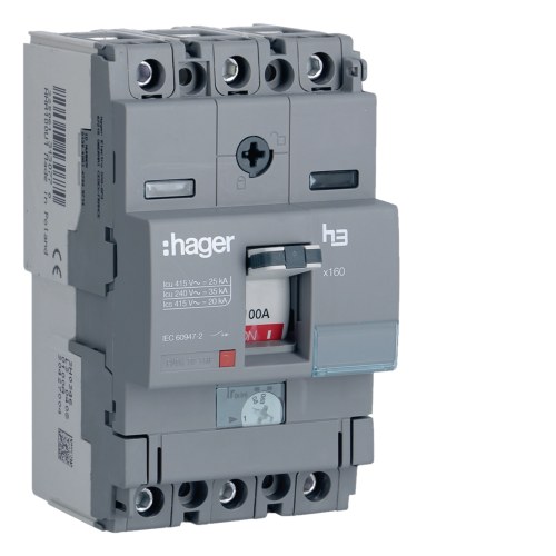Силовой автомат X160 3P 100A — Hager HHA100U