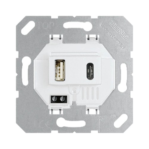 USB15CAWW USB зарядное устройство (розетка) JUNG — JUNG USB15CAWW