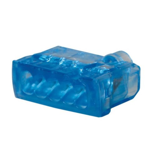 Пружинный клеммник Nylbloc auto для 5 клемм - 24 A - 450 В~ - синий Legrand — Legrand 34325