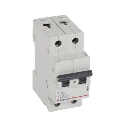 Автоматический выключатель RX? 6000 - 2П - 50 А / RX3 MCB 2P C50 6000A BIC Legrand — Legrand 419229