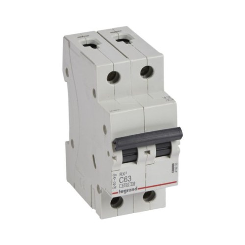 Автоматический выключатель RX? 6000 - 2П - 63 А / RX3 MCB 2P C63 6000A BIC Legrand — Legrand 419230