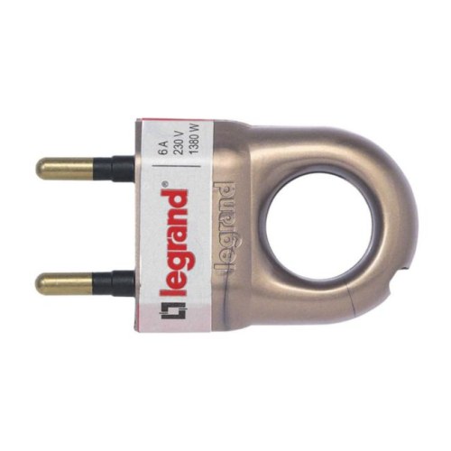 Вилка c кольцом 2К 6А Legrand, бронза — Legrand 50164