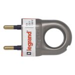 Вилка c кольцом 2К 6А Legrand, алюминий — Legrand 50165