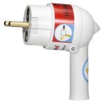 Вилка поворотная с рычагом Legrand Элиум 2К+З, белая — Legrand 50175