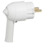 Вилка поворотная с рычагом Legrand Элиум 2К+З, белая — Legrand 50175, фото 2