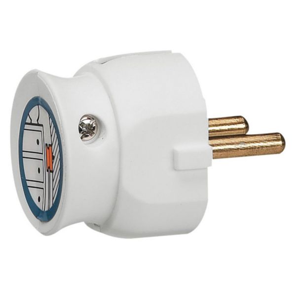 LG-50183-1 Вилка ультраплоская (бел. ) Legrand — Legrand 50183