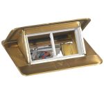 Выдв. Розетка 4 модуля, латунь Legrand — Legrand 54016