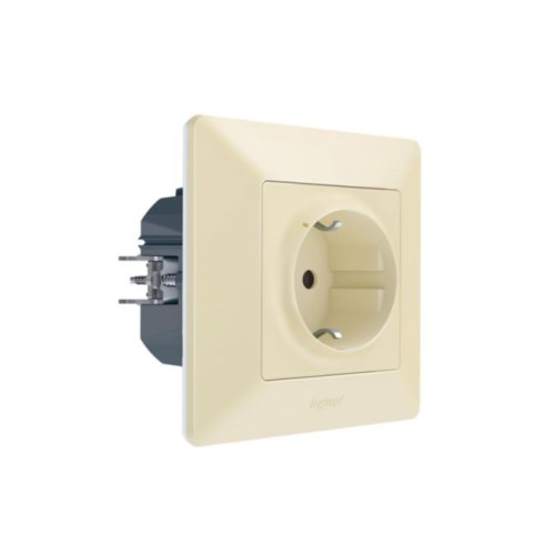 Умная розетка 2К+З 16А 230В. Цвет Слоновая кость Legrand — Legrand 752294