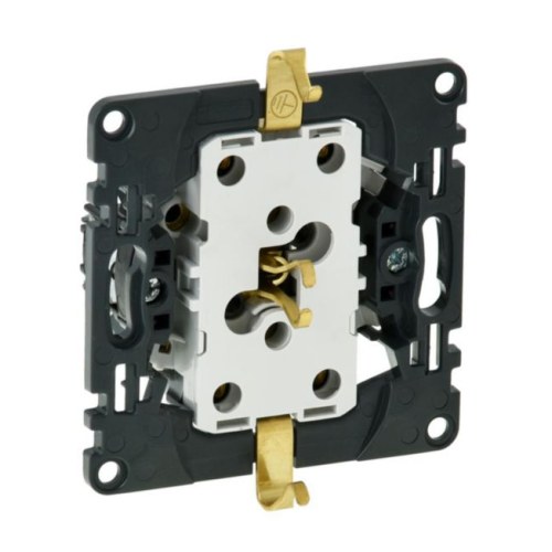 Valena IN'MATIC. Силовая розетка двойная 2х2К+З 16А 250В. Безвинтовые зажимы Legrand — Legrand 753027