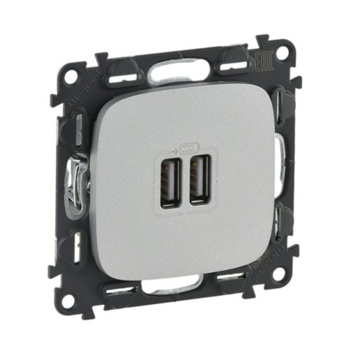 VLN-a АЛЮ Розетка 2хUSB зарядка Legrand — Legrand 754997