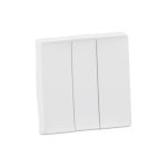 Лицевая панель для выключателей 3-клавишных Valena Life, белая Legrand — Legrand 755030