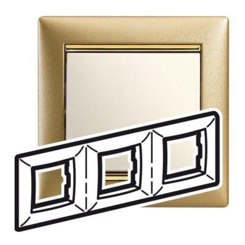 Valena рамка 3п. Гор. Золото Legrand — Legrand 770303