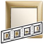 Valena рамка 4п. Гор. Золото Legrand — Legrand 770304
