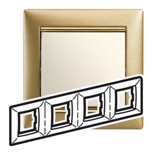 Valena рамка 4п. Гор. Золото Legrand — Legrand 770304