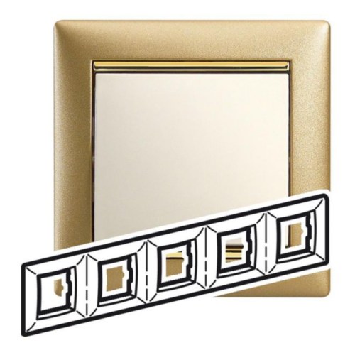 Valena рамка 5п. Гор. Золото Legrand — Legrand 770305