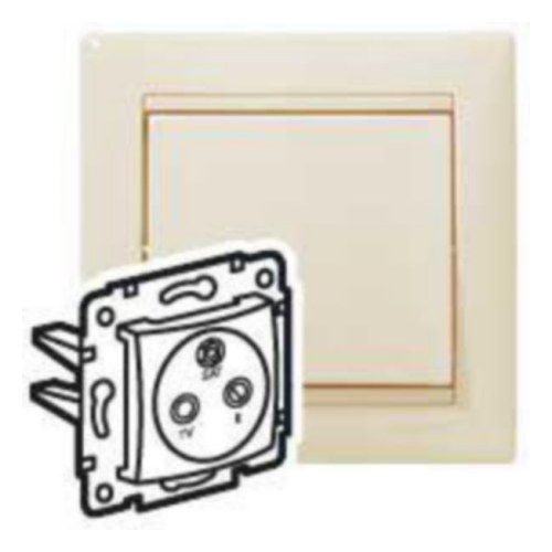 Розетка. Tv-Fm-Satпрох. 1,5дб (Сл. К) Legrand — Legrand 774335