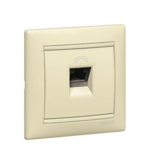 Розетка телефонная RJ11 Valena, слоновая кость Legrand — Legrand 774338