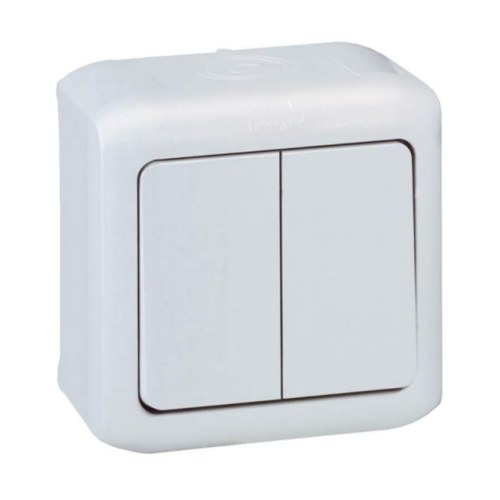 Forix ip44 Переключатель 2х (бел. ) Legrand — Legrand 782361