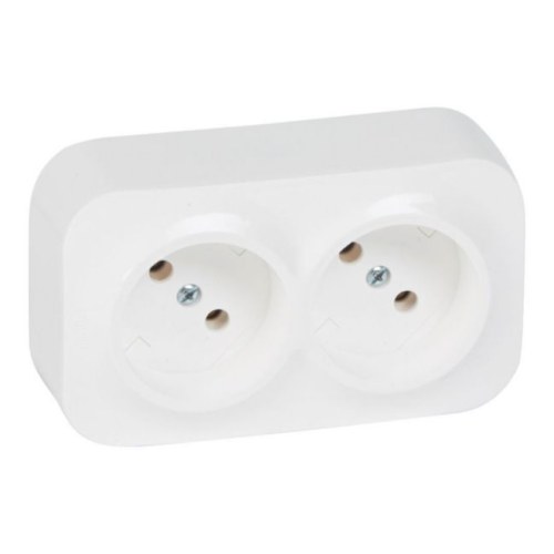 Forix Розетка 2х (бел. ) Legrand — Legrand 782412