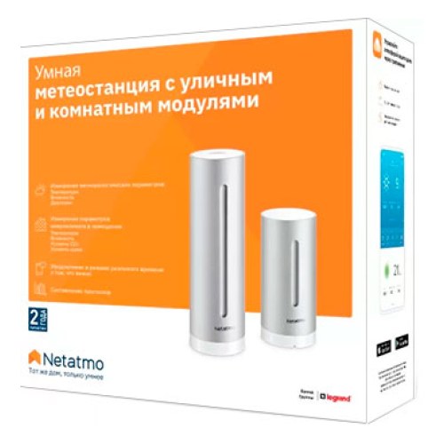 Умная метеостанция с уличным и комнатным модулями Legrand — Legrand NWS01-EC