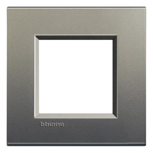 Рамка металлическая 1-постовая, цвет серый — Bticino BT-LNA4802AE