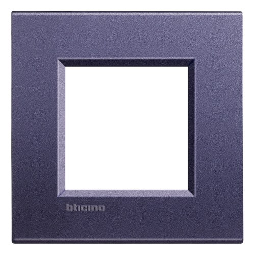 Рамка металлическая 1-постовая, цвет синий — Bticino BT-LNA4802CB