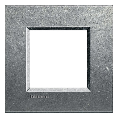 Рамка металлическая 1-постовая, цвет природный — Bticino BT-LNA4802NA