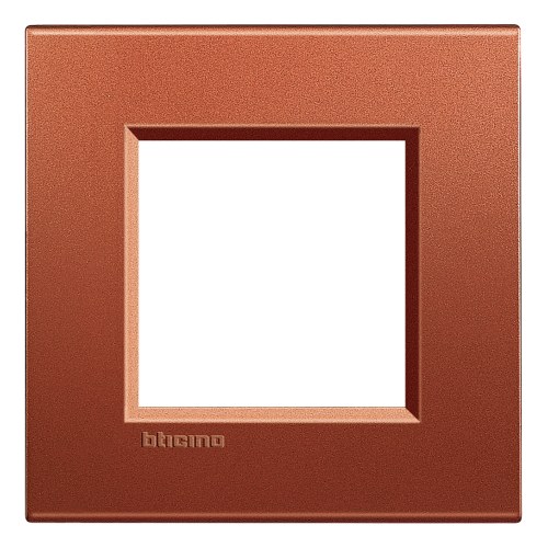 Рамка металлическая 1-постовая, цвет кирпичный — Bticino BT-LNA4802RK