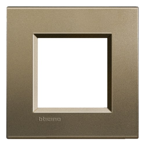 Рамка металлическая 1-постовая, цвет коричневый — Bticino BT-LNA4802SQ