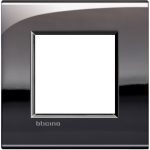 Рамка металлическая 1-постовая, цвет олово — Bticino BT-LNE4802PT, фото 3
