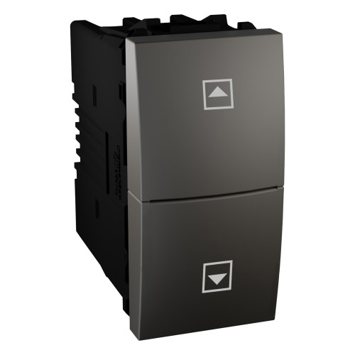 MGU3.107T.12 Выключатель для жалюзи 1 мод., графит Schneider Electric — Schneider Electric MGU3.107T.12