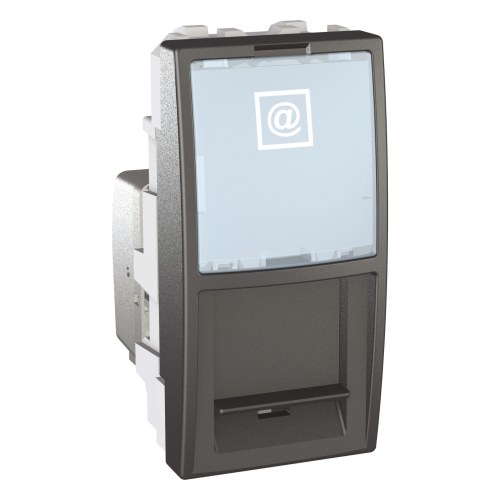 MGU3.420.12 RJ45 кат.5 1-модуль (графит), устарела, заменить на mgu3.410.12 Schneider Electric — Schneider Electric MGU3.420.12
