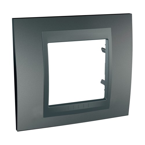 MGU6.002.12 Unica Top - cover frame - 1 gang - graphite Schneider Electric — Schneider Electric MGU6.002.12