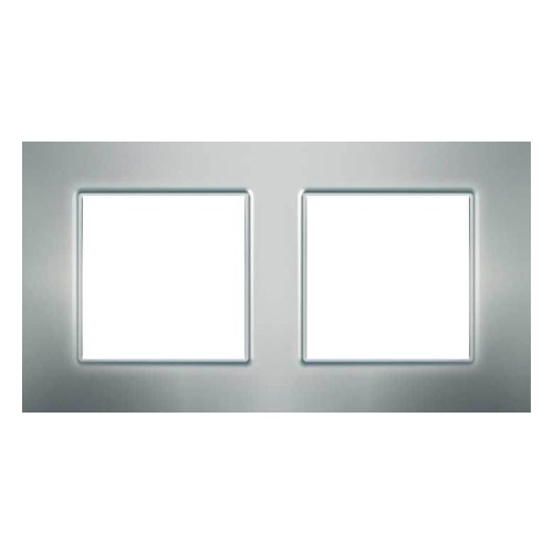 MGU6.704.55 Рамка 2 постовая Quadro "Серебро" Schneider Electric — Schneider Electric MGU6.704.55