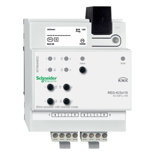 Исполнительное устройство для жалюзи REG-K/2x/10 с ручным управлением — Schneider Electric MTN649802